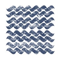Chevron Waves Framed Print