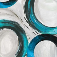 Teal Ring I Fine Art Print