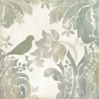 Damask Bird I Fine Art Print