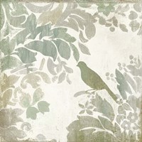 Damask Bird II Fine Art Print