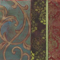 Embroidered II Framed Print