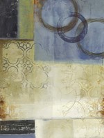 Composition in Blue I Framed Print