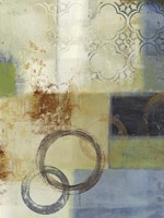 Composition in Blue II Framed Print