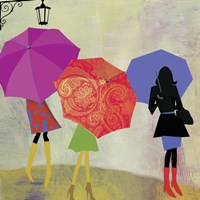 Umbrella Girls Fine Art Print