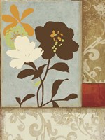 Floral Damask I Fine Art Print