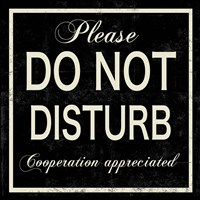 Do Not Disturb Fine Art Print