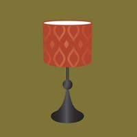 MCM Lamp I Framed Print