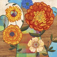 Funky Flowers Fine Art Print