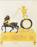 Cherub Clock Fine Art Print