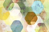 Rounded Hexagon I Framed Print