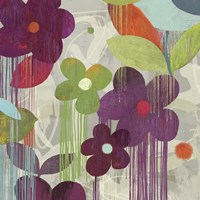 Graphitti Flower II Framed Print