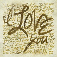 I love you Fine Art Print