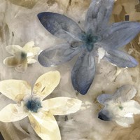 Ink Drip Floral II Framed Print