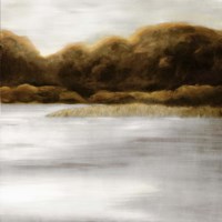 Red Landscape II Framed Print