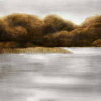 Red Landscape III Framed Print