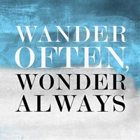 Wander BG I Framed Print