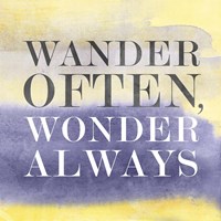 Live in Yellow II Framed Print