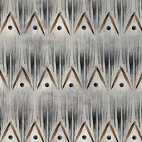 Grey Tribal I Framed Print