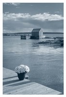 By the Sea III with Border Fine Art Print