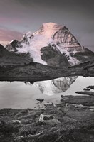 Mount Robson BW with Color Fine Art Print