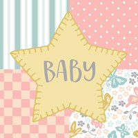 Baby Quilt IV Baby Yellow Fine Art Print