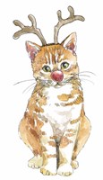 Christmas Kitties III Fine Art Print