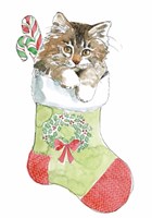 Christmas Kitties IV Fine Art Print