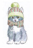 Christmas Kitties II Fine Art Print