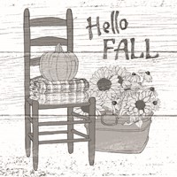 Fall Cabin III Fine Art Print