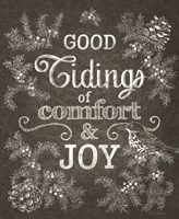 Chalkboard Christmas Sayings IV Fine Art Print