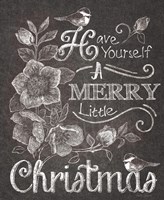 Chalkboard Christmas Sayings II Fine Art Print