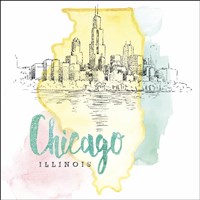 US Cities VI Fine Art Print