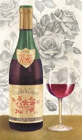 Wine and Roses I Framed Print
