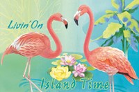 Island Time Flamingo I Fine Art Print