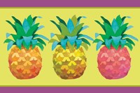 Island Time Pineapples I Fine Art Print