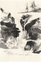 Sumi Waterfall V Fine Art Print