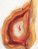 Watercolor Geode V Fine Art Print