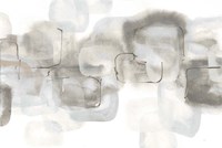 Neutral Stacking IV White Fine Art Print