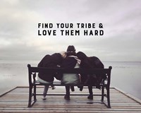 Find Your Tribe - Friend Trio Color Fine Art Print