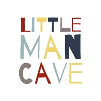 Little Man Cave Primary Color Palette Fine Art Print