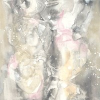 Blushing Snowflakes II Fine Art Print