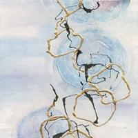 Abstract Lines on Pastel II Fine Art Print