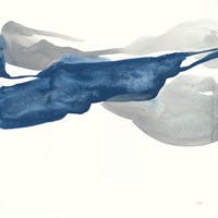 Sapphire and Gray III Fine Art Print