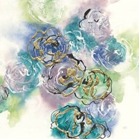 Gold Edged Roses II Fine Art Print