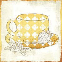 Strawberry Green Tea Fine Art Print