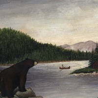 North Woods Bear II Fine Art Print