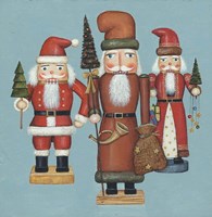 Santa Nutcrackers Fine Art Print