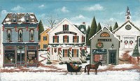 Christmas Village I Fine Art Print