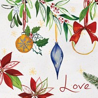 Watercolor Christmas II Fine Art Print