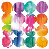 Spring Dots Crop with White Border Fine Art Print